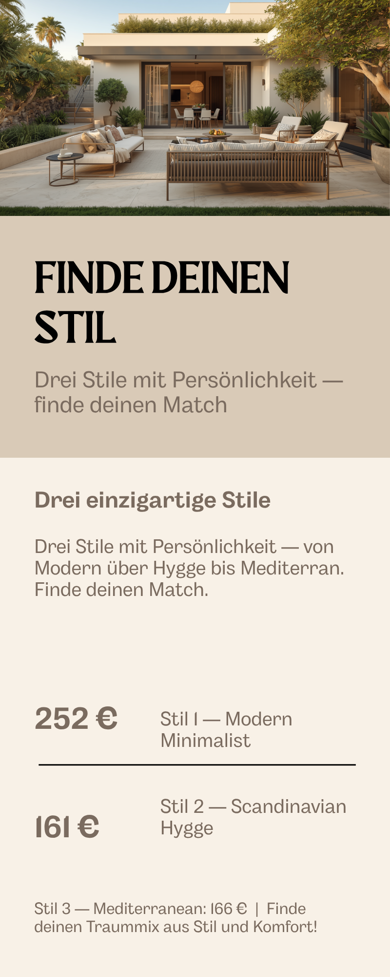 Stil-Persönlichkeit Vergleich