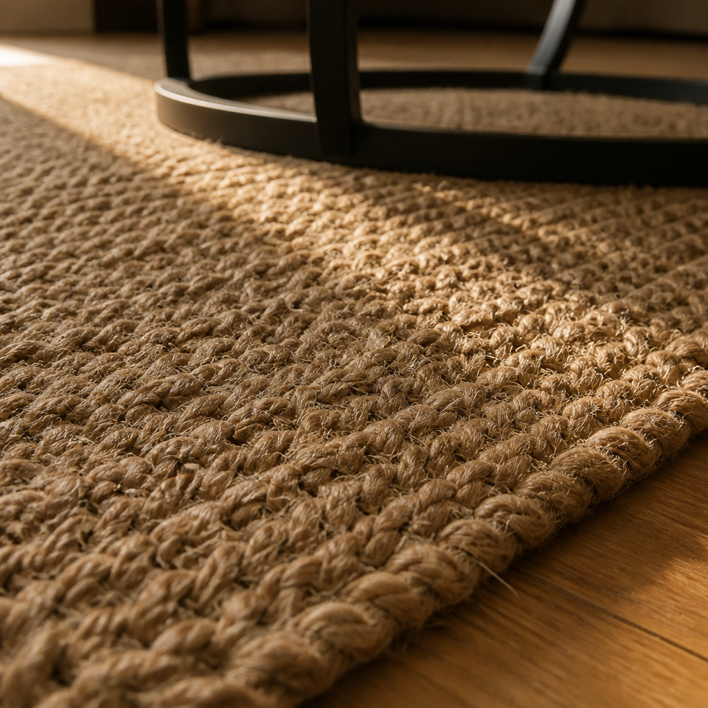 Jute Teppich Industrial Warm