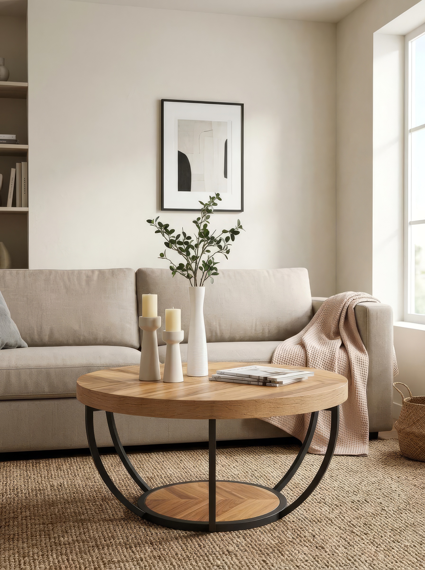 Minimal Warm Couchtisch Wohnzimmer