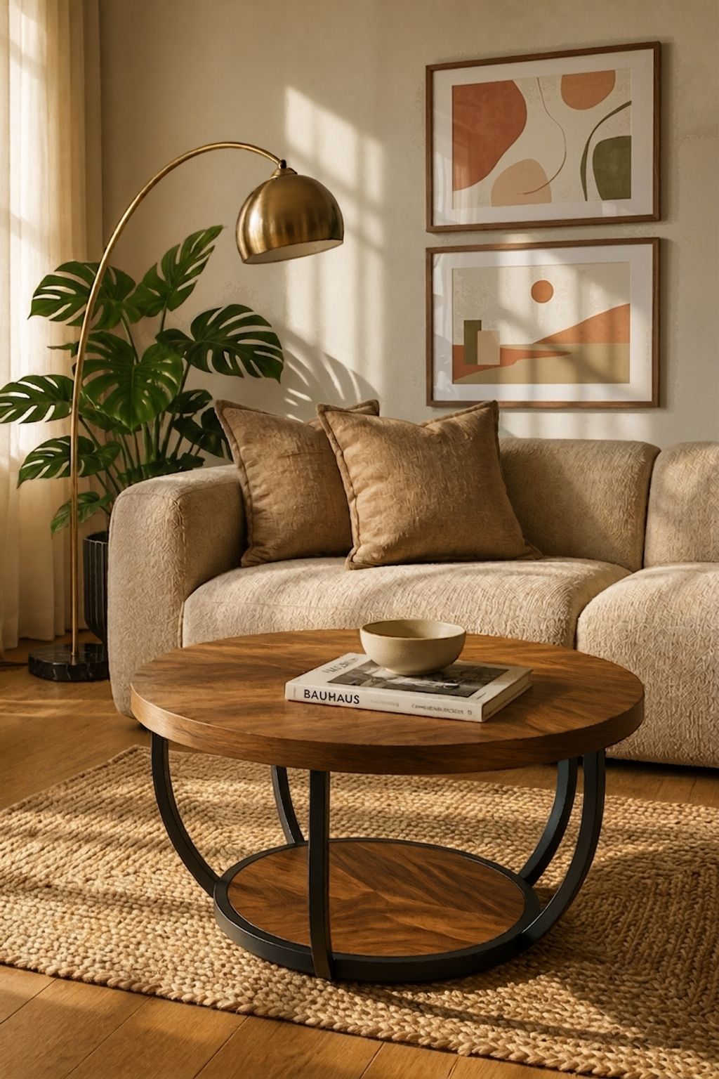 Modern Warm Couchtisch Wohnzimmer